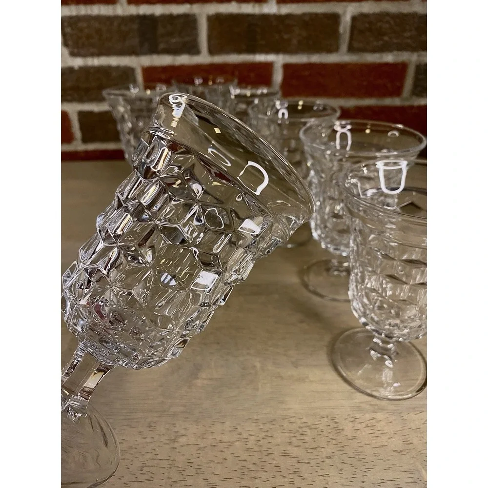 Fostoria American Footed Cubist  5 1/2